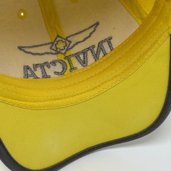 Invicta Tour de Tonka Hat Baseball Cap Cycling Cycler Bicycle Strapback Yellow - Picture 5 of 10